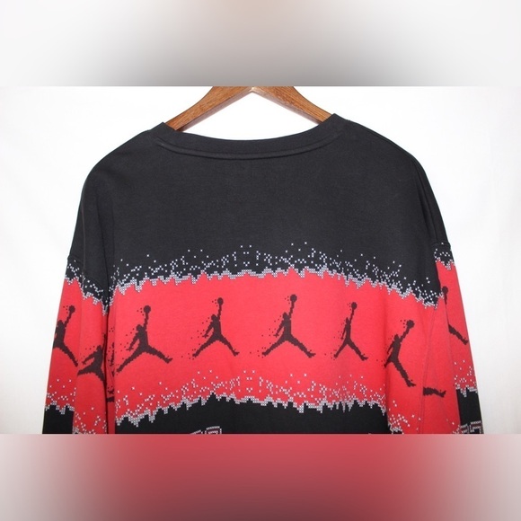 Men’s Air Jordan Basketball Holiday Fleece Crewneck Sweatshirt Size XL - Picture 9 of 12